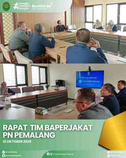 Rapat Badan Pertimbangan Jabatan dan Kepangkatan (Baperjakat)