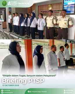 Briefing PTSP 12 Oktober 2026