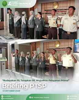 Briefing PTSP 13 Oktober 2026
