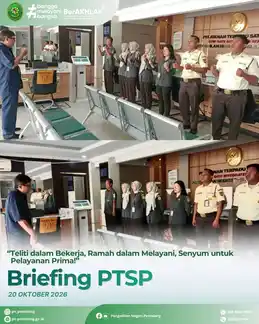 Briefing PTSP 20 Oktober 2026