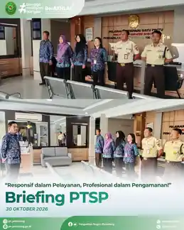 Briefing PTSP 30 Oktober 2026