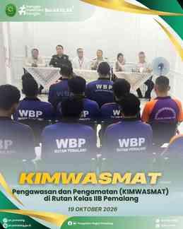 Pengawasan dan Pengamatan (KIMWASMAT) di Rutan Kelas IIB Pemalang