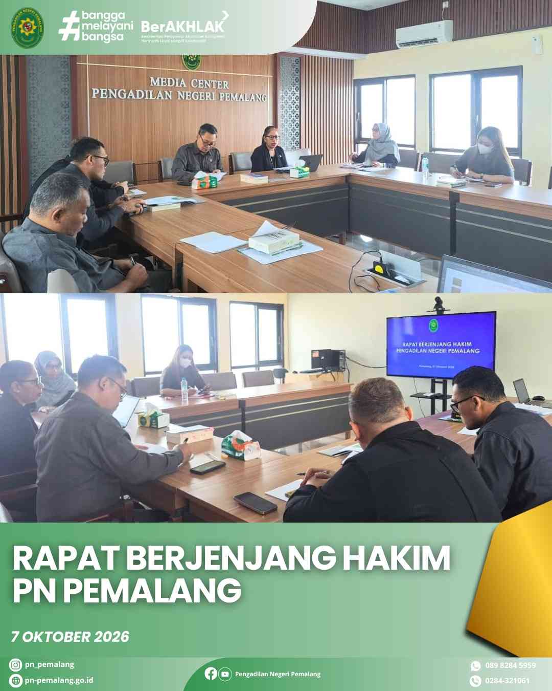 Rapat Berjenjang Hakim Bulan September