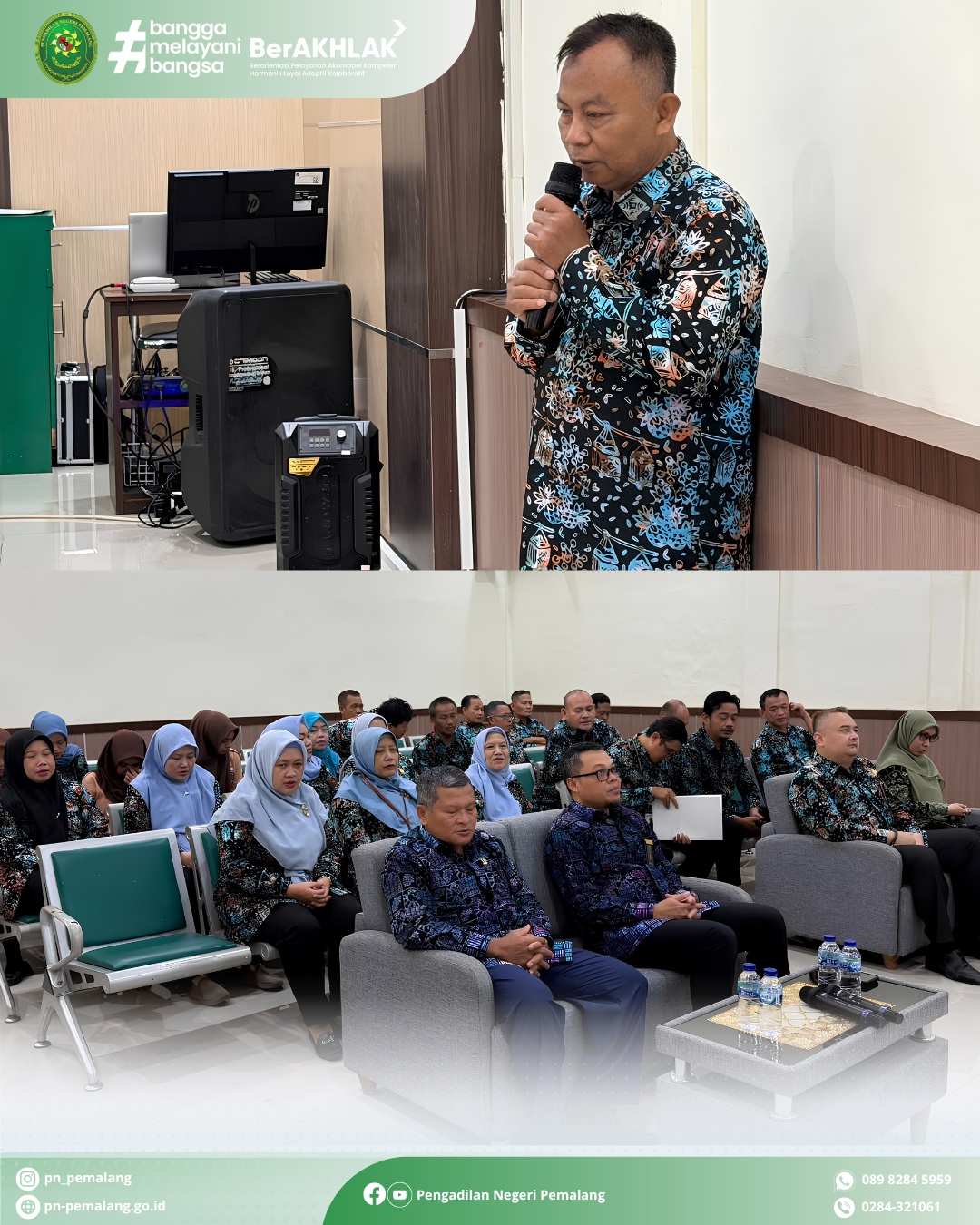 Kegiatan Jumat Bersih Pengadilan Negeri Pemalang