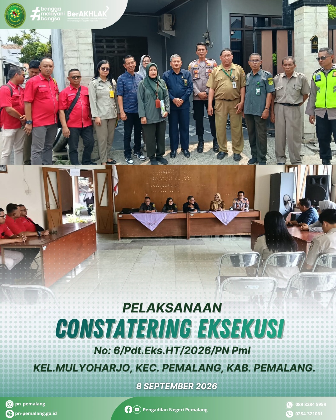 Konstatering Pengadilan Negeri Pemalang