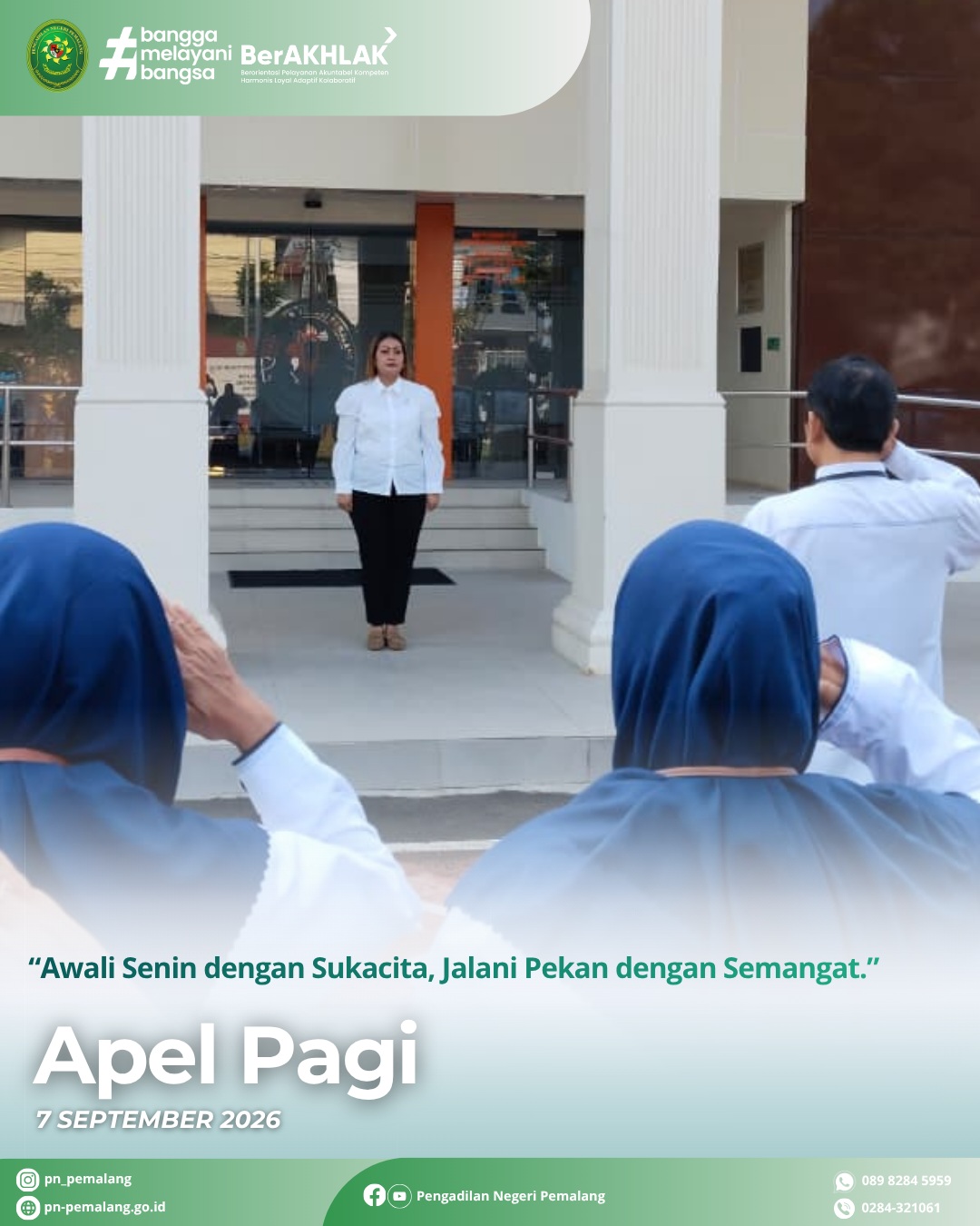 Apel Pagi Pengadilan Negeri Pemalang