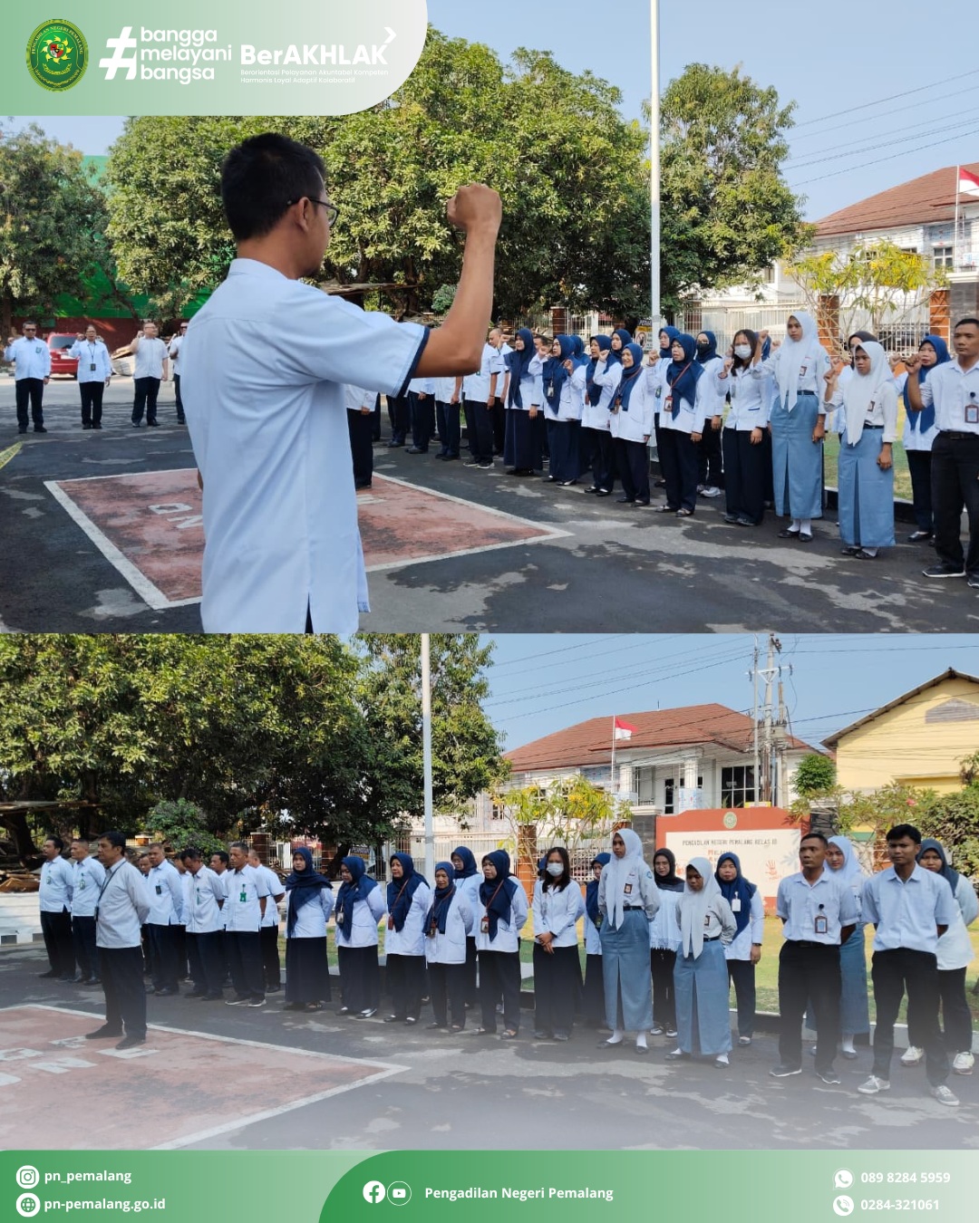 Apel Pagi Pengadilan Negeri Pemalang