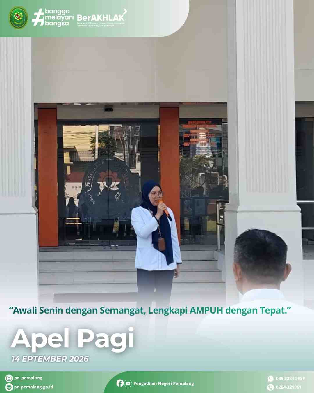 Apel Pagi Pengadilan Negeri Pemalang
