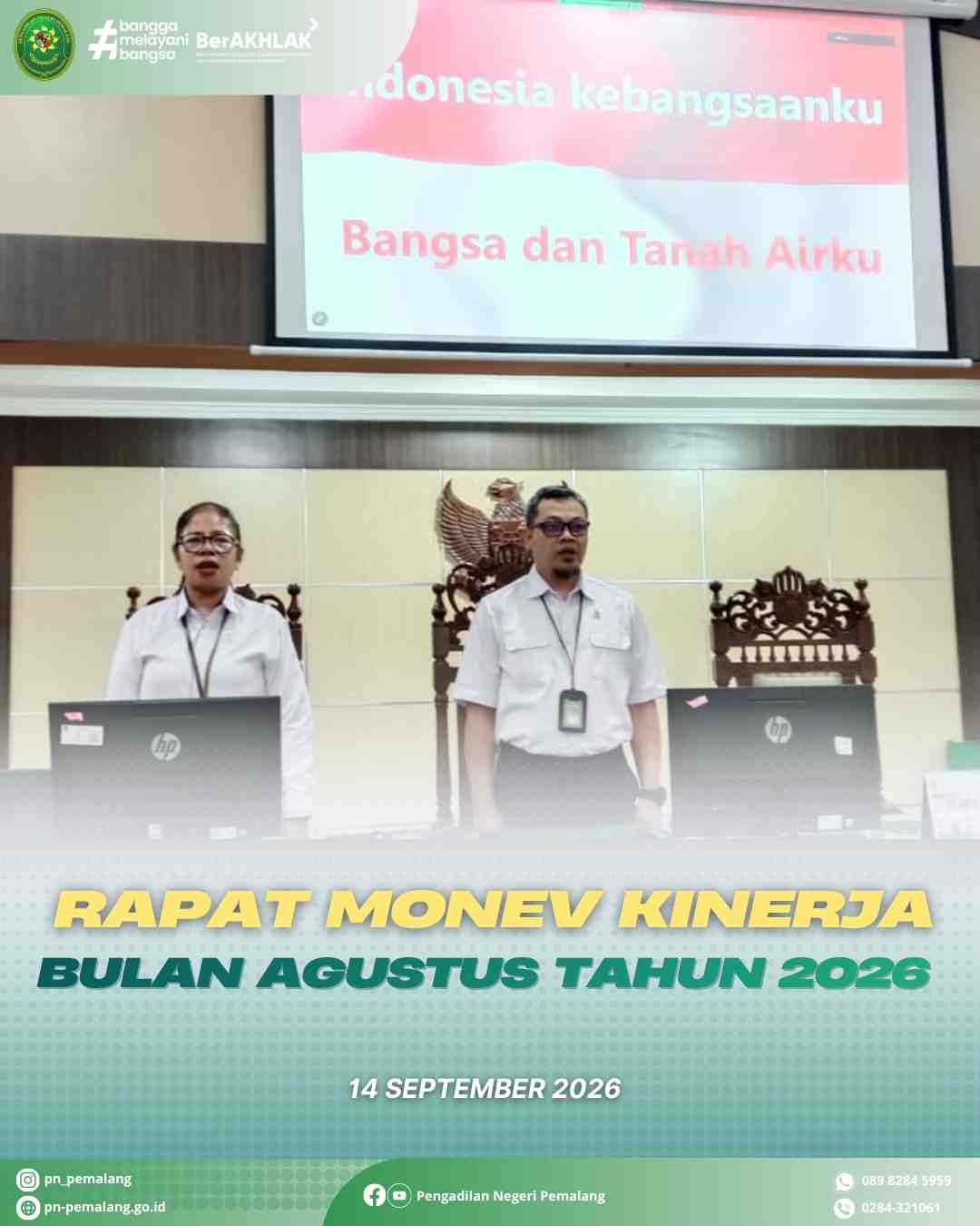 Rapat Dinas Pengadilan Negeri Pemalang